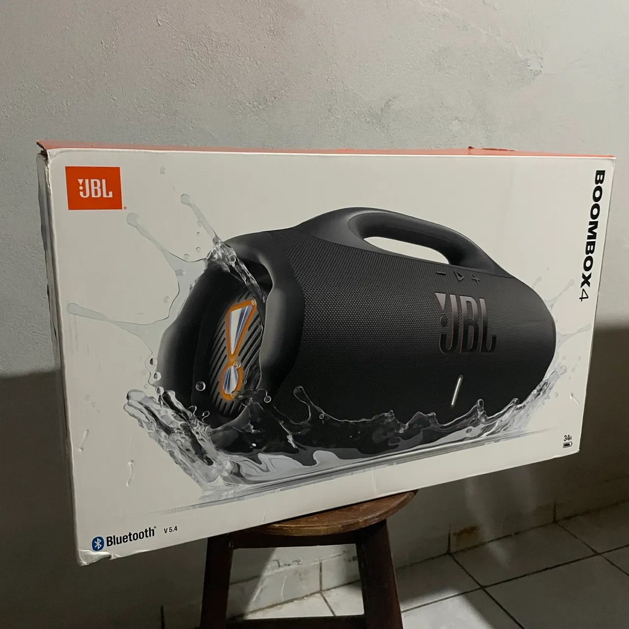 Caixa de som boobox 4 jbl - preta - Foto 3