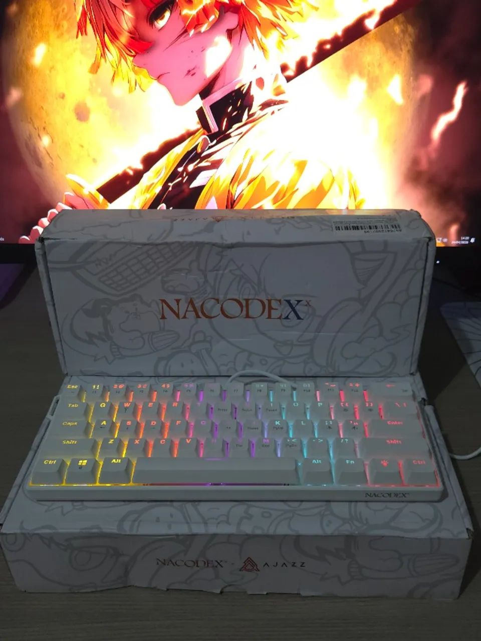 AJAZZ NK61 - Teclado Gamer Mecânico 60% com Red Switch