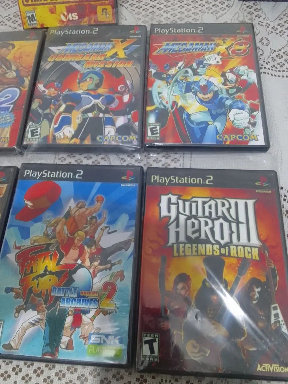 7 jogos de PS2 repro completo com manual - Foto 2