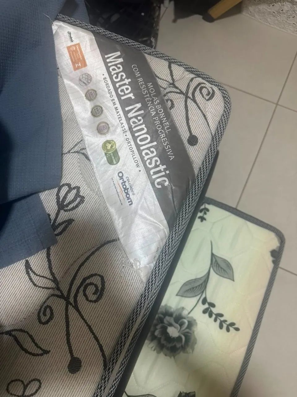 cama de solteiro com cama embaixo ortobom. - Foto 4