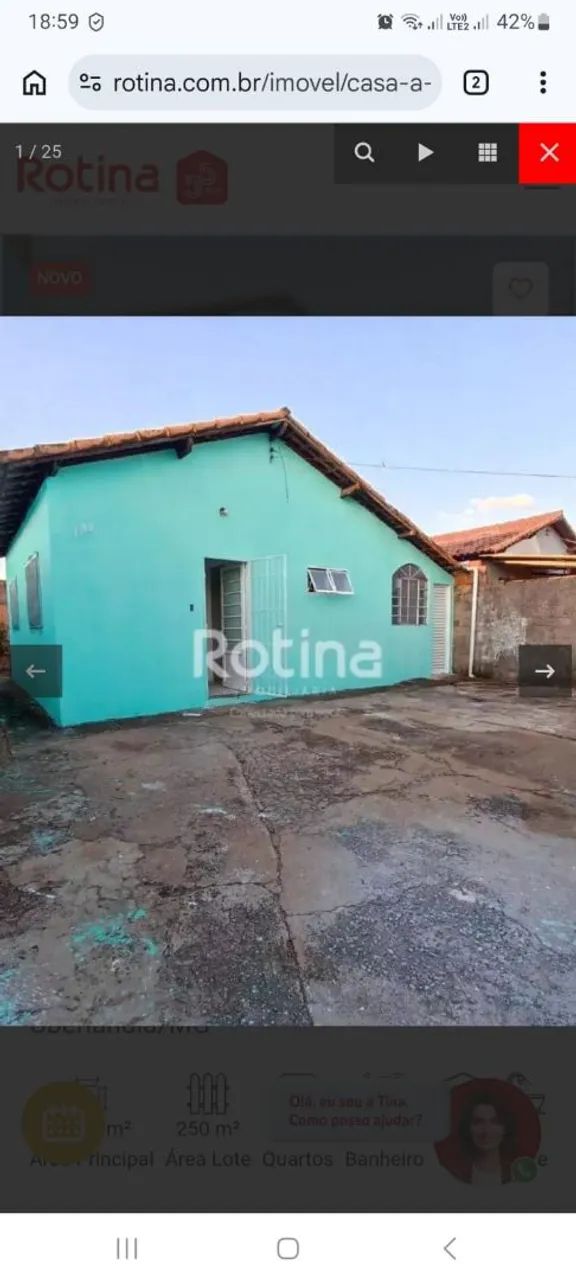 Vendo casa no Luizote 