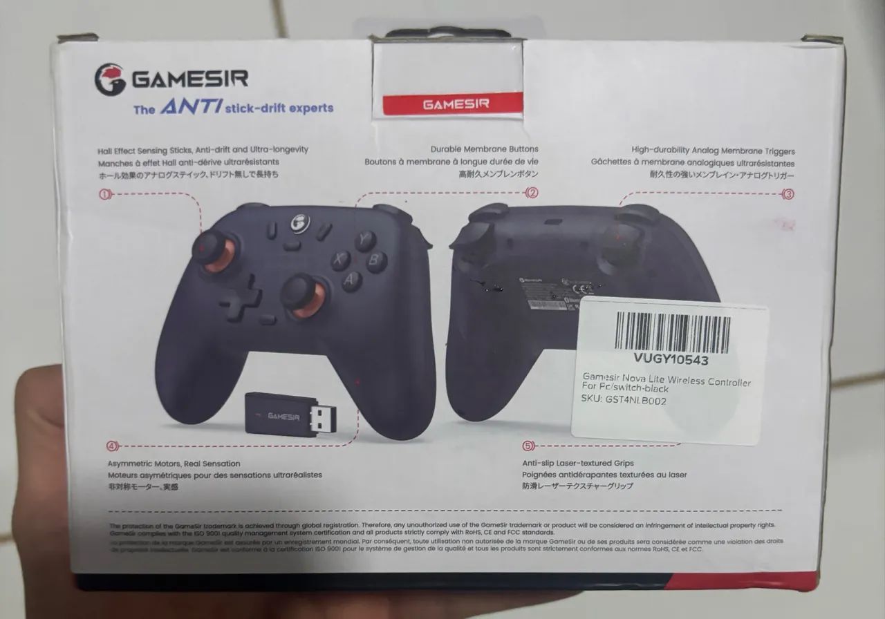 Controle Gamesir Sem fio, P/ pc, Switch, Android, iOS  - Foto 4