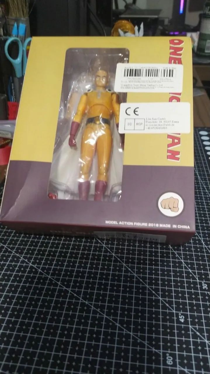 Saitama One punch man Figma bootleg action figure - Foto 4
