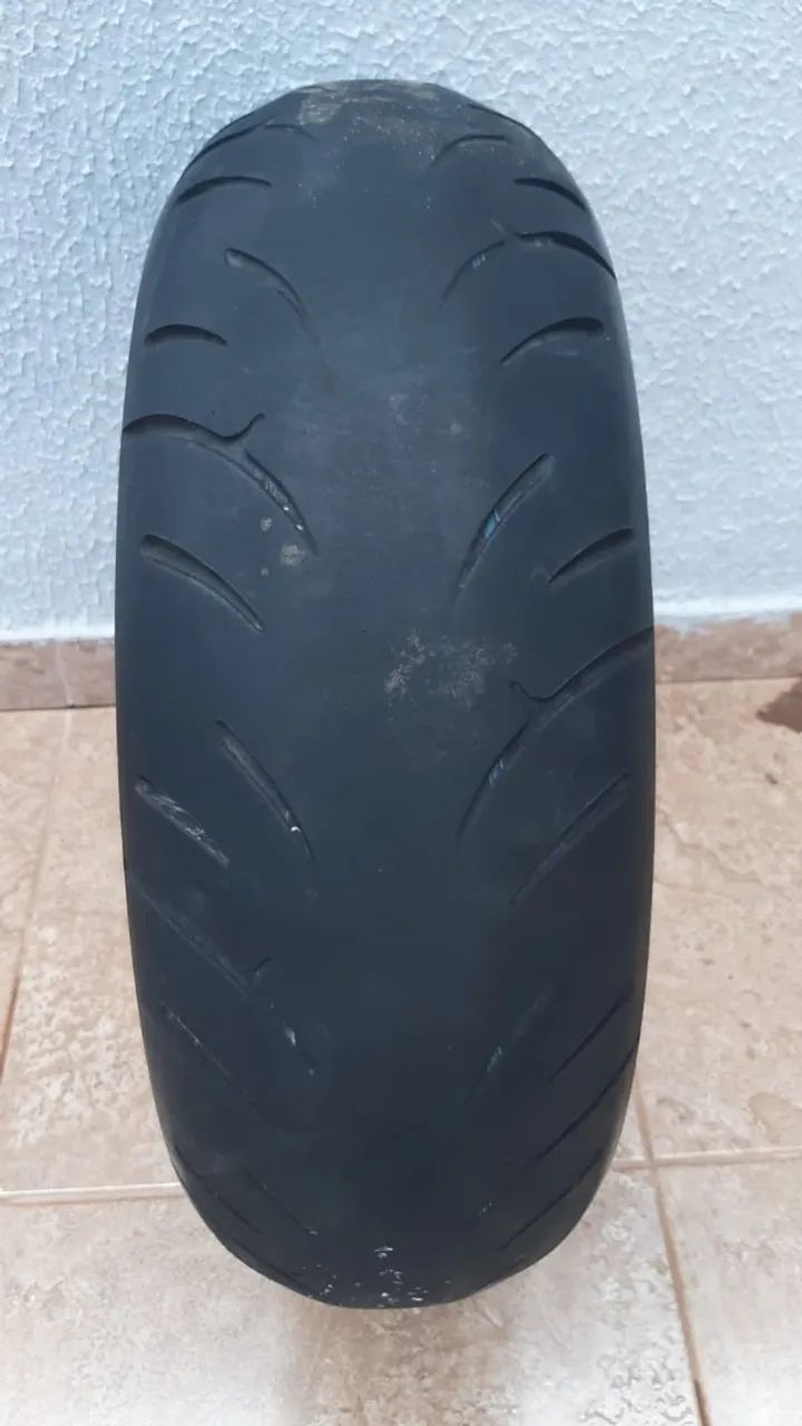Pneu Moto 180/55 R17 Bridgestone (Usado) - Foto 3