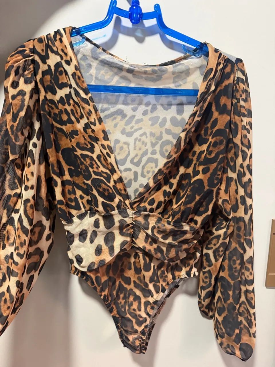 Body animal print tule