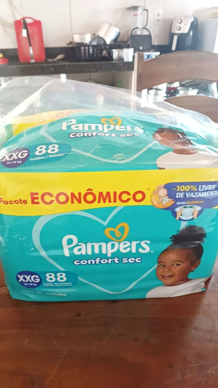 Fralda pampers xxg