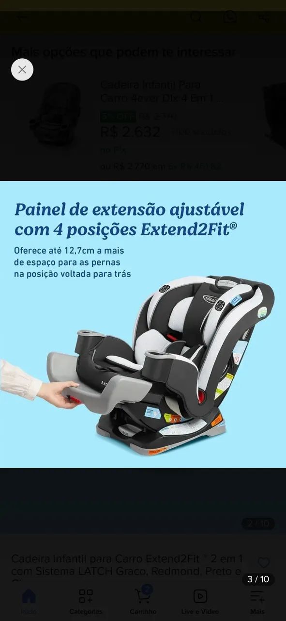 Cadeirinha Infantil GRACO - Foto 3