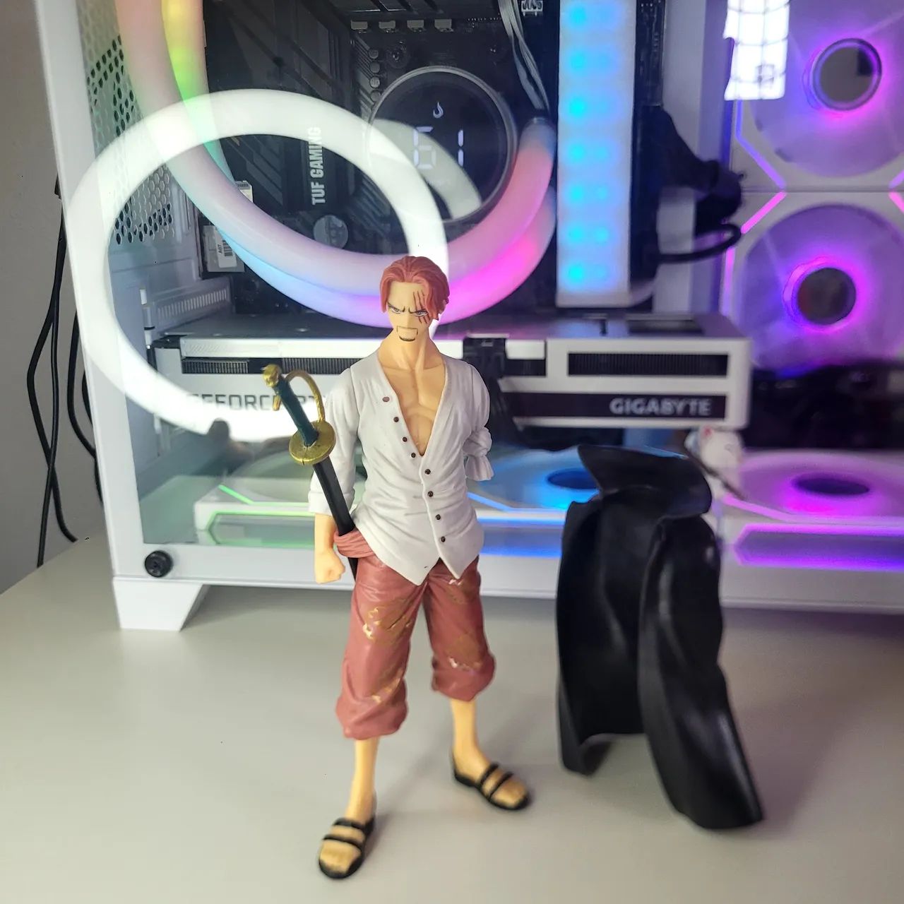 Action figure boneco shanks o ruivo (usado) - Foto 5