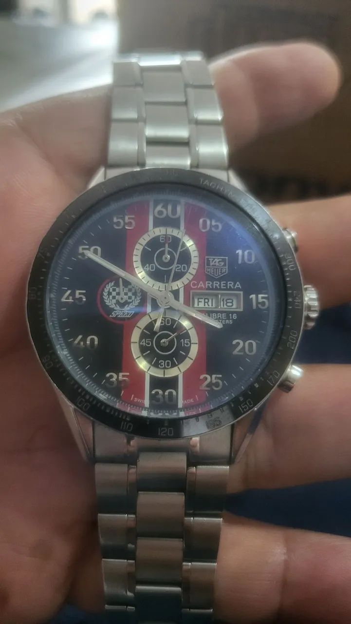 Lindo e estiloso relógio TAG Heuer cronógrafo 1° linha de qualidade 