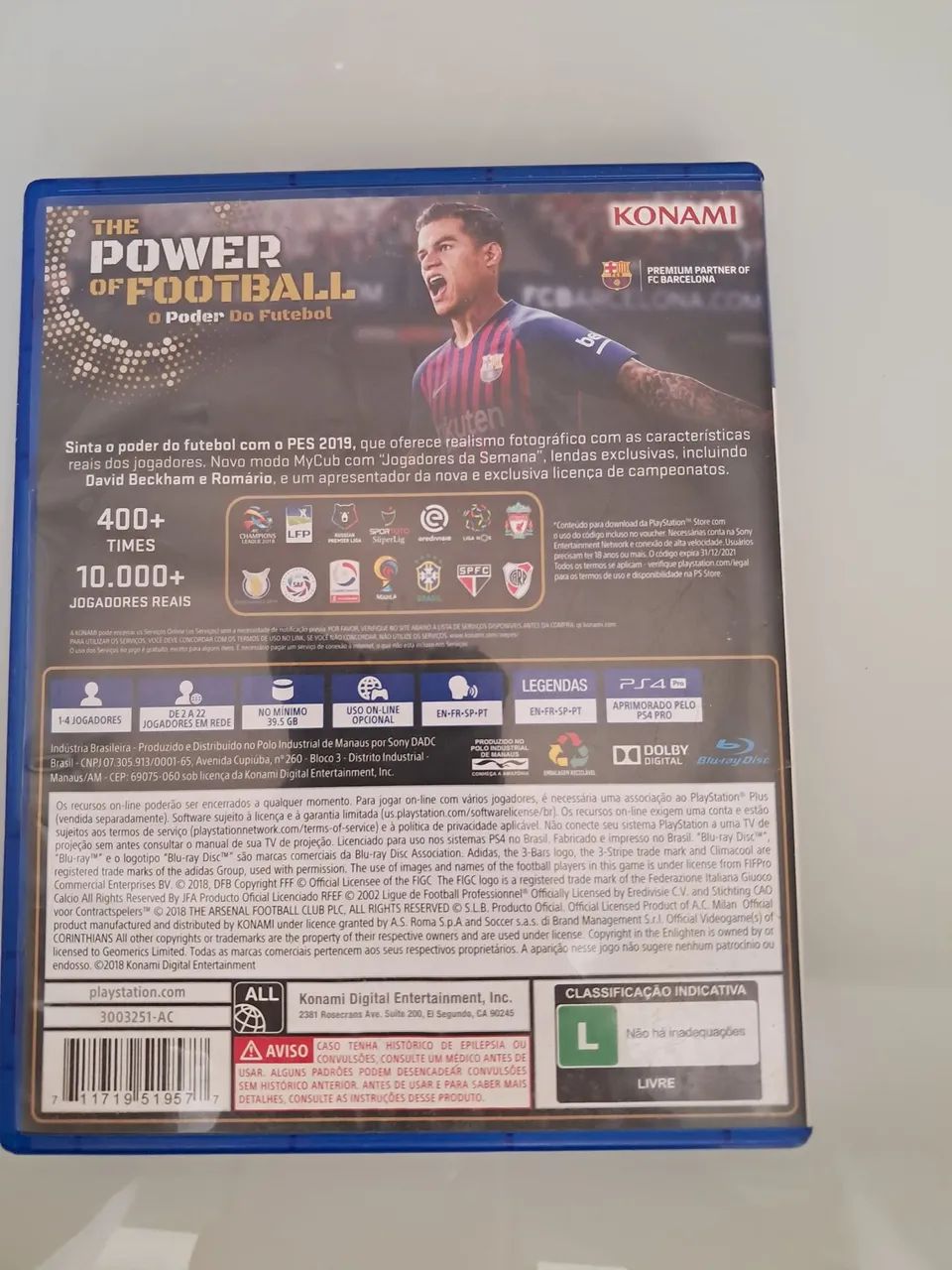 Jogo PES 2019 ps4 - Foto 2
