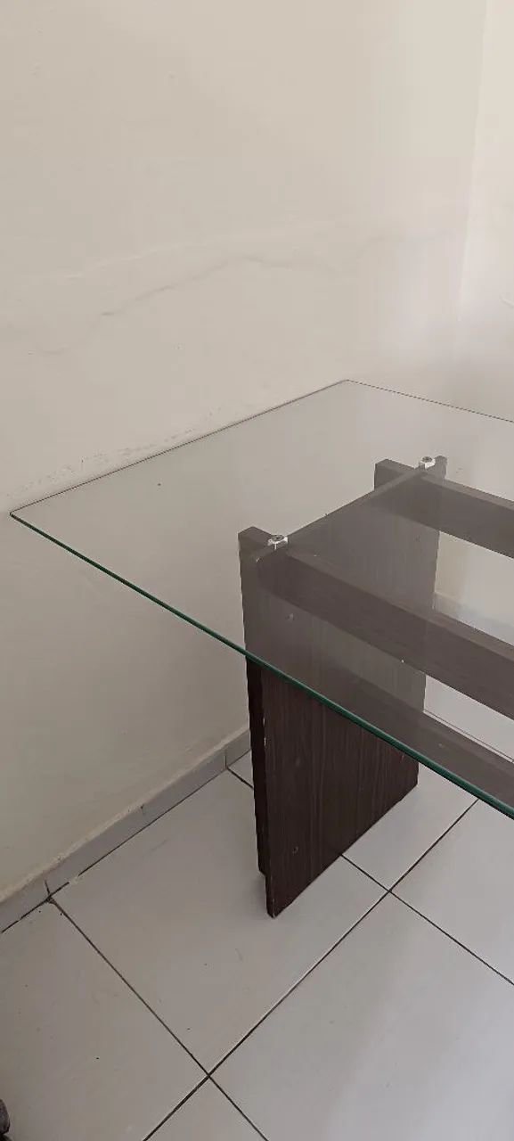Mesa de vidro quadrada  - Foto 4