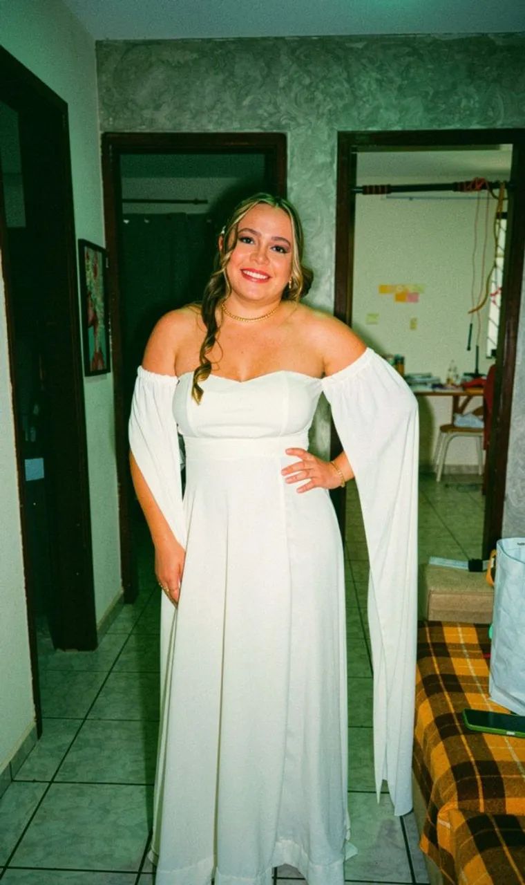 Vestido de casamento.