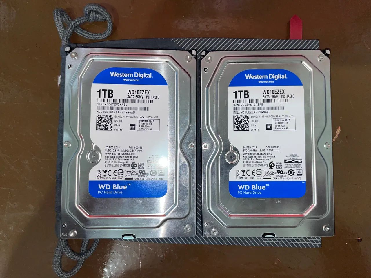 2 HDs 1TB WD Blue 3.5? SATA