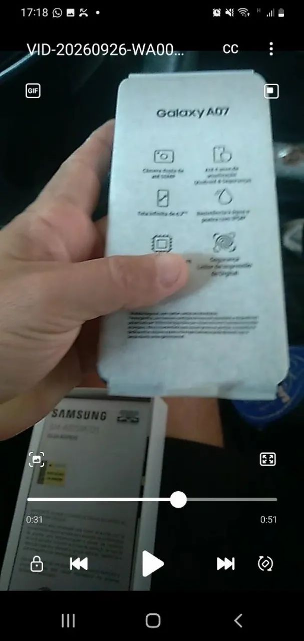 Celular Samsung A07 128gb - Foto 3