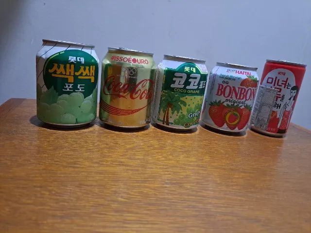 Coleçao 10 latinhas japonesas - Foto 3