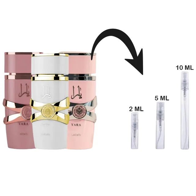Decant Perfume Yara Elixir, Yara Moi ou Yara Rosa 5ML