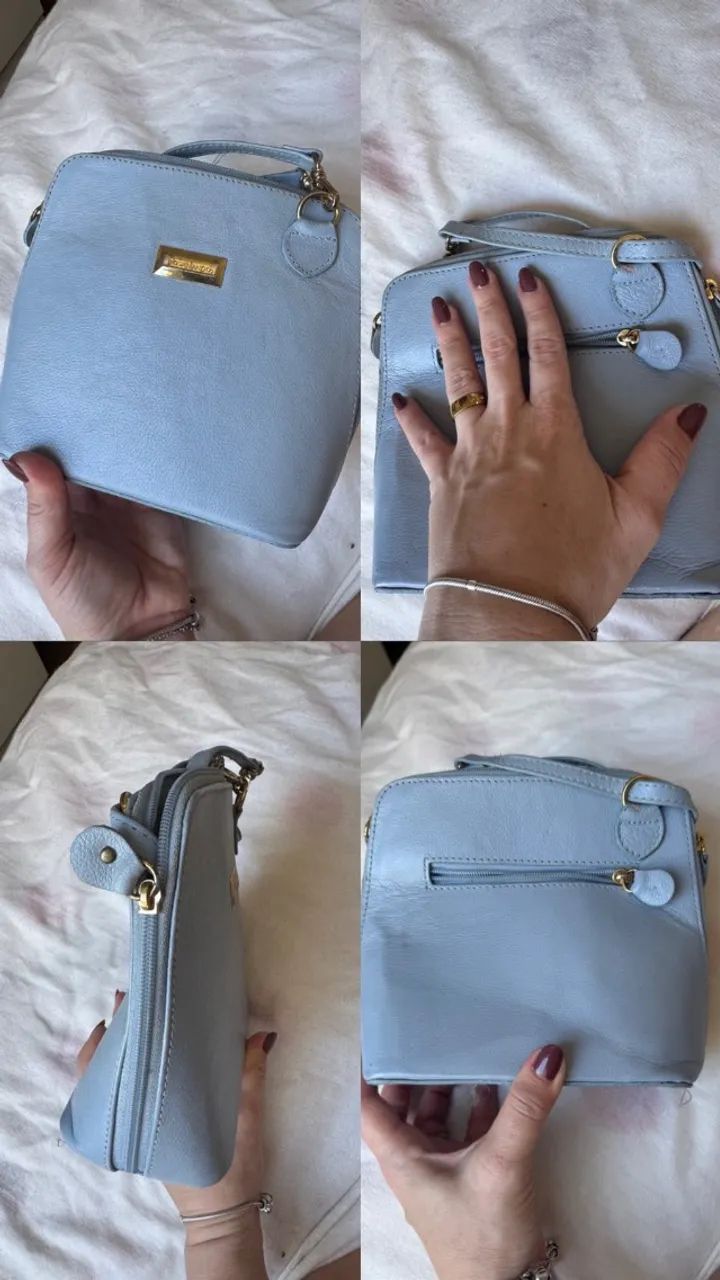 Bolsa couro legitimo