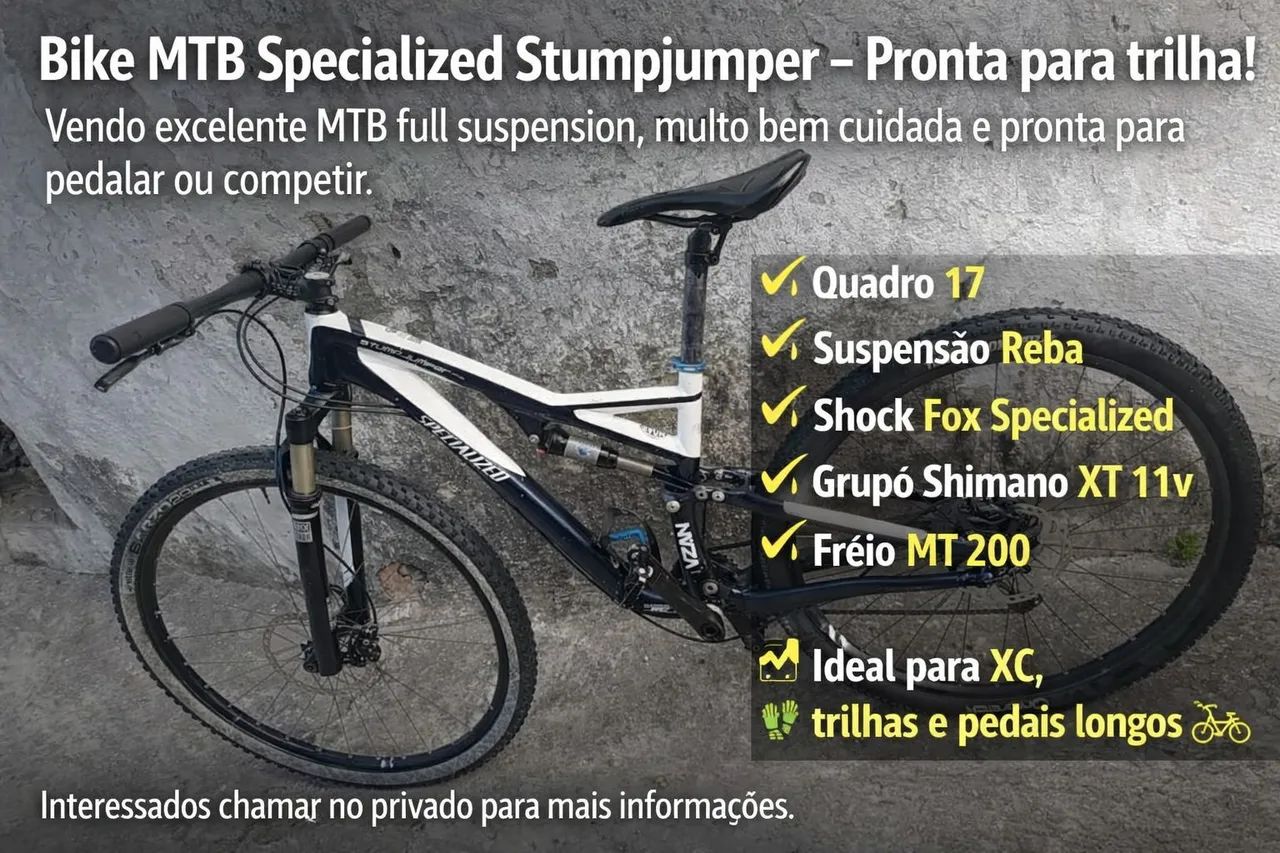 Specialized Stump Jumper - Ciclismo - André Carloni, Serra