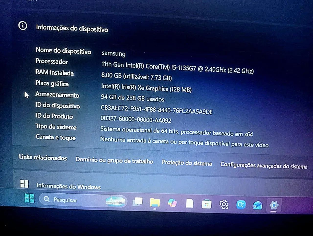 Vende-se notebook Samsungbook - Foto 4