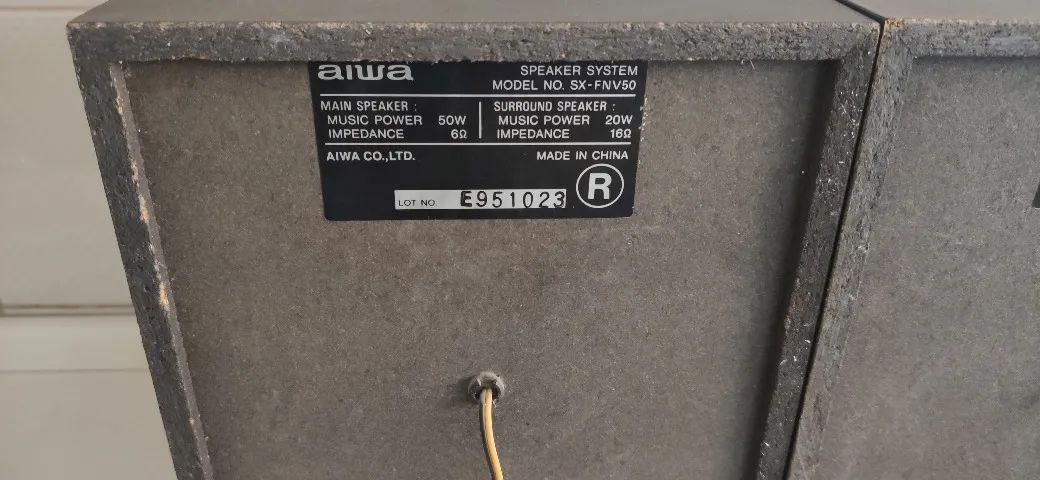 Caixa De Som Aiwa Sx V50  - Foto 4