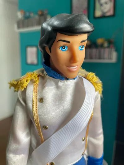 Boneco Principe Eric Disney - A Pequena Sereia - Usado - Foto 2