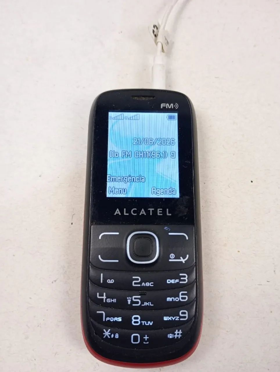 Celular Clássico Alcatel OneTouch FM Vivo - Funcionando Perfeitamente