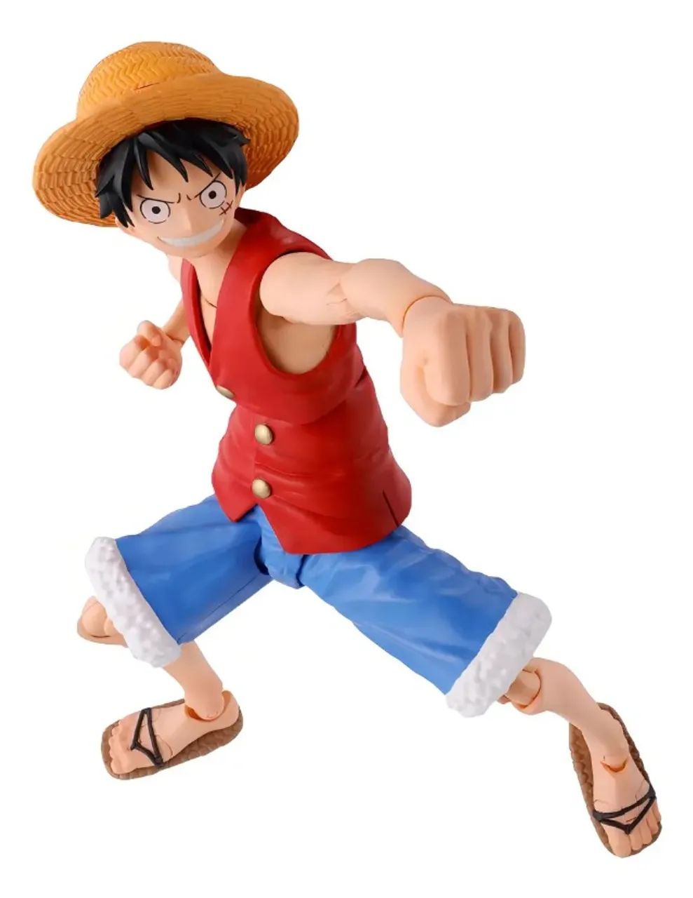 Monkey D Luffy Romance Dawn One Piece Sh Figuarts Bandai - Foto 2