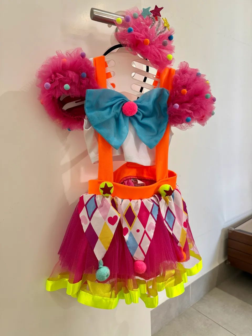 Fantasia Palhacinha Infantil 2 anos 