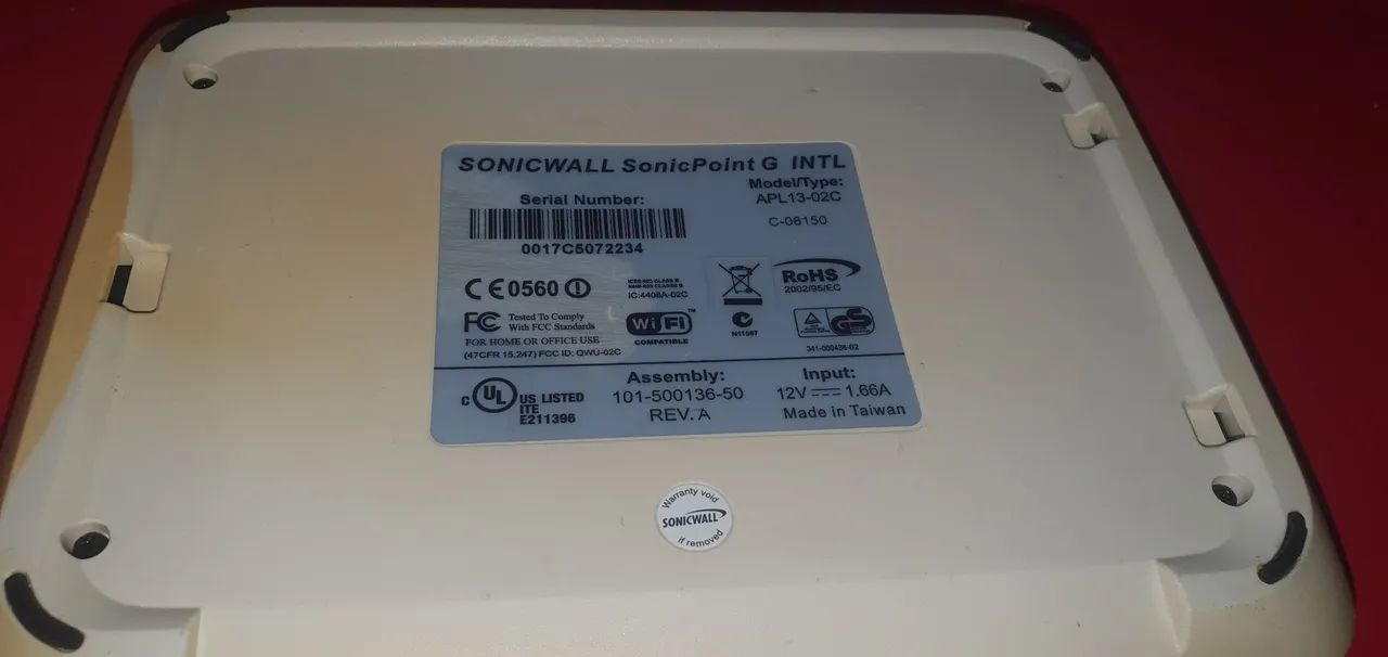 SonicWall SonicPoint G INTL SEM AS ANTENAS PLÁSTICAS E SEM FONTE - Foto 3