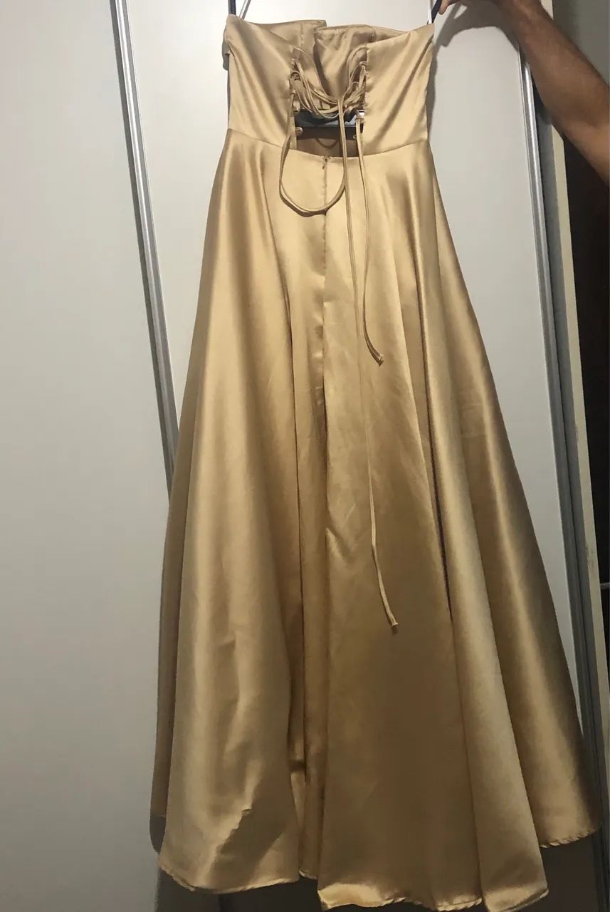 Vestido de festa dourado  - Foto 3