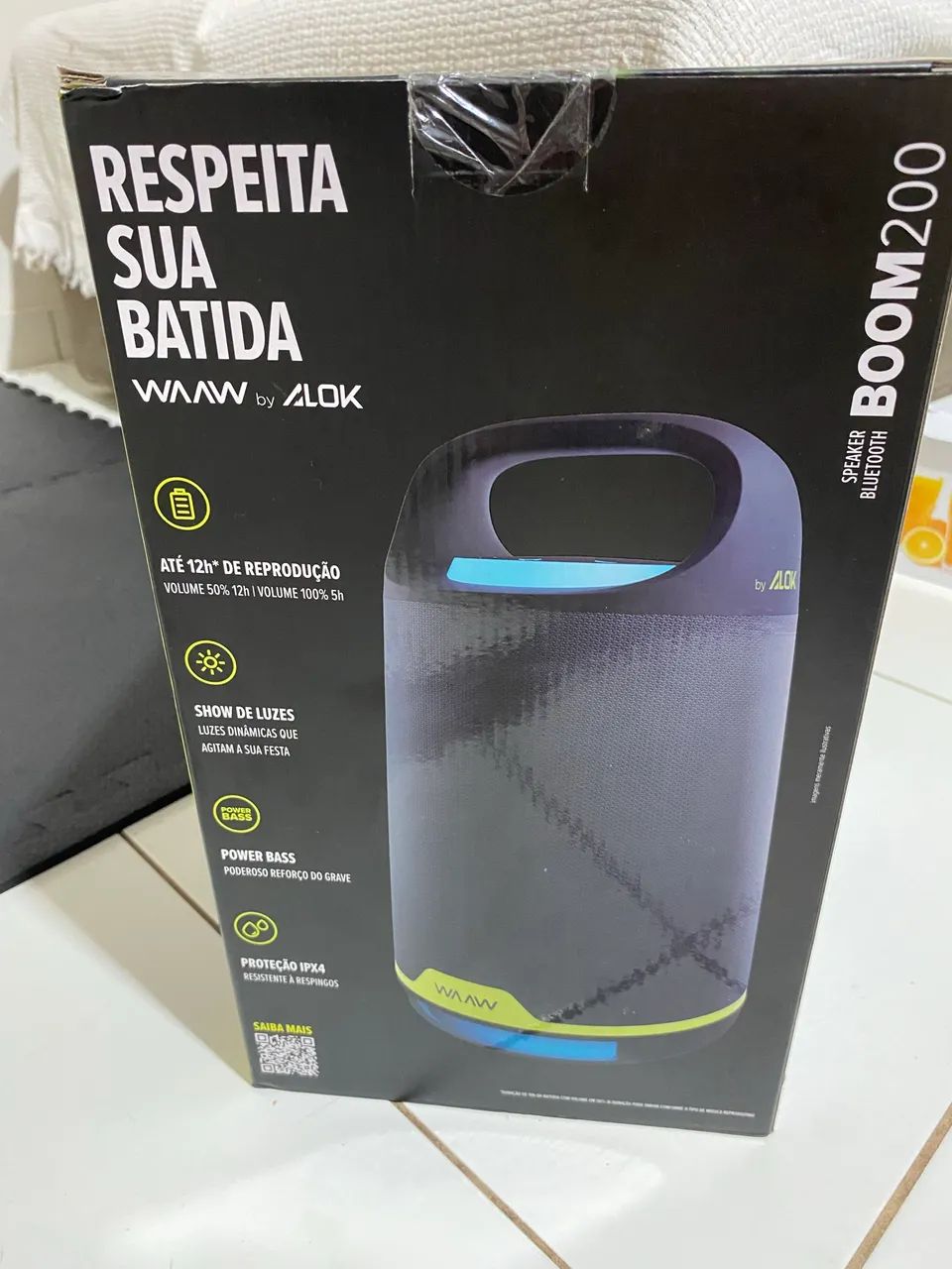 Vendo Caixa de Som Waaw Alok- NOVA - Foto 4