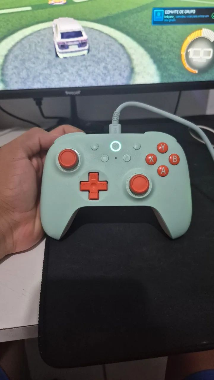 Controle 8BITDO wirred(so funciona no cabo)