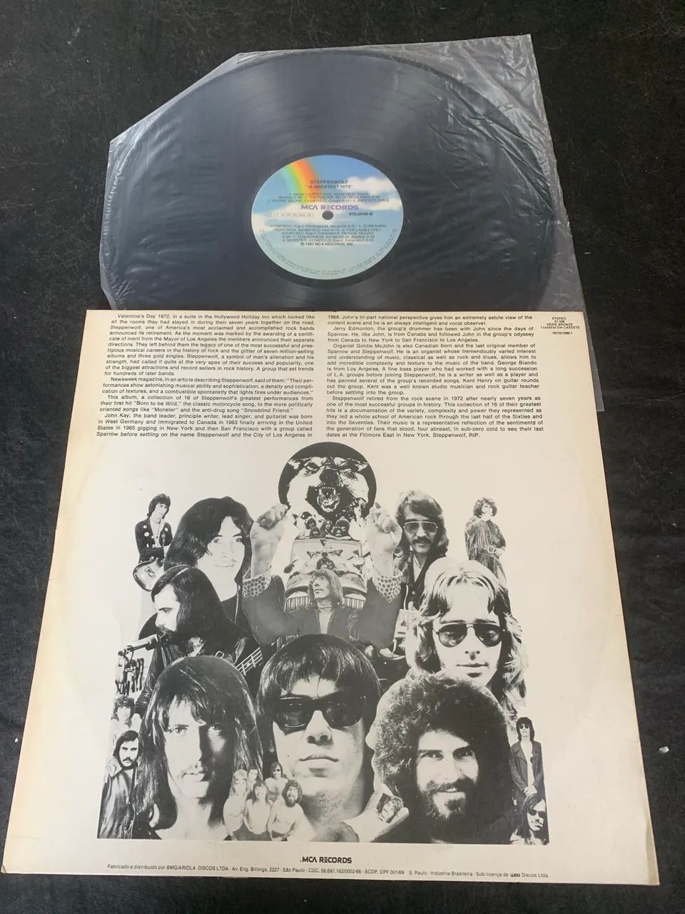 Os maiores sucessos da banda STEPPENWOLF em vinil  - Foto 2