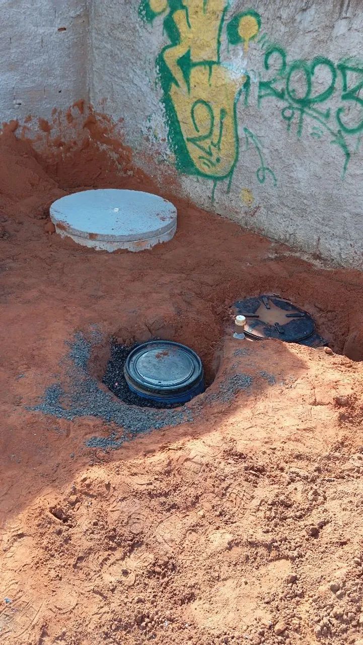 Instalação de biodigestor e fossas séptica 