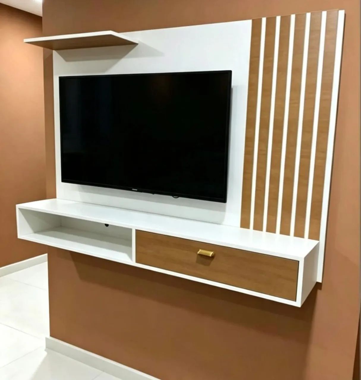 Painel até 65 polegadas em mdf 
