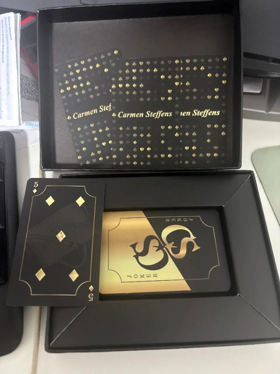 Baralho de cartas personalizado da marca Carmen Steffens - Foto 2