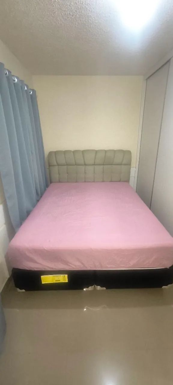 Cama Quen Size Usada - Foto 2