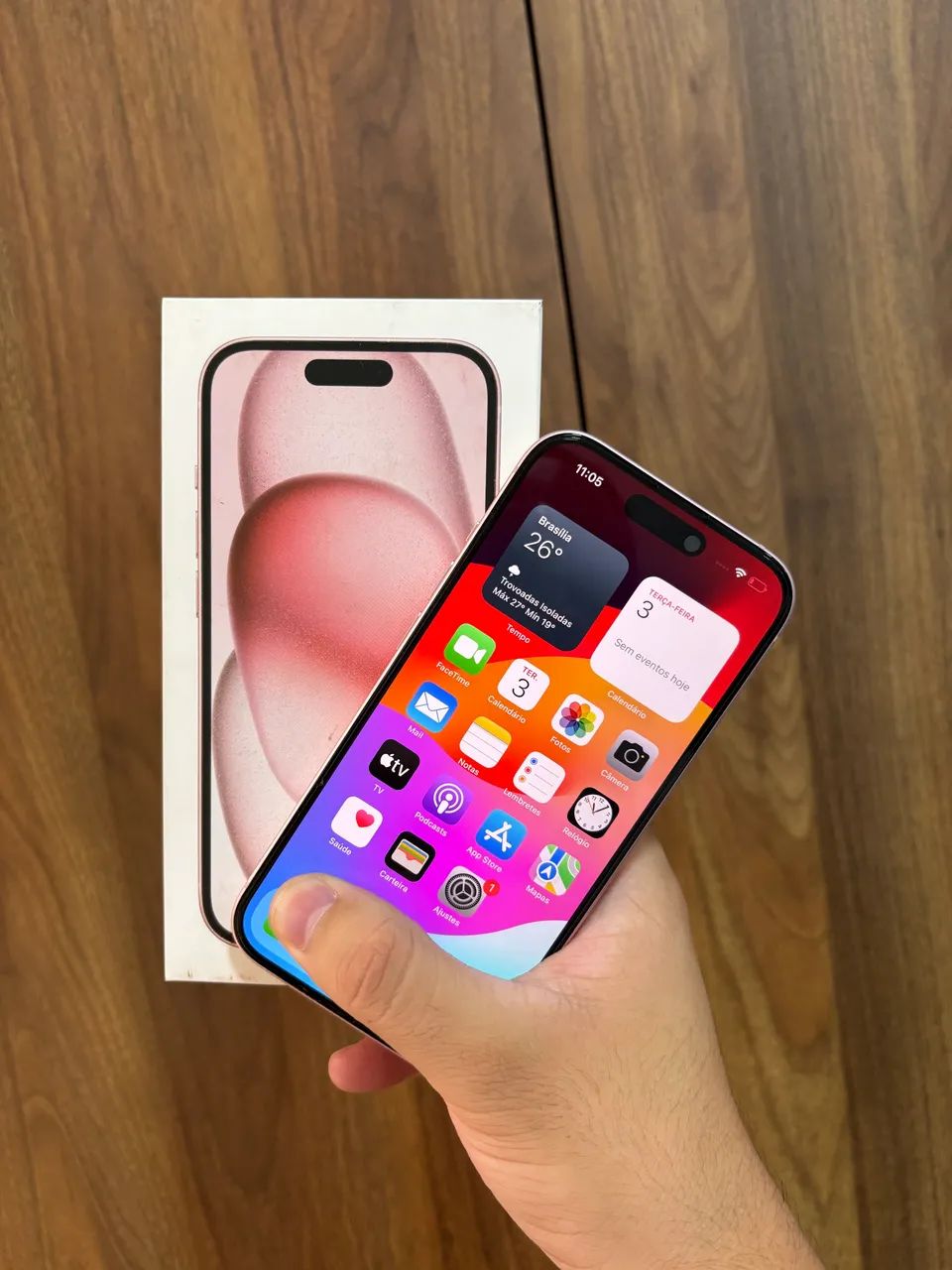 iPhone 15 sem detalhes e 1 ano de garantia - entrego  - Foto 4