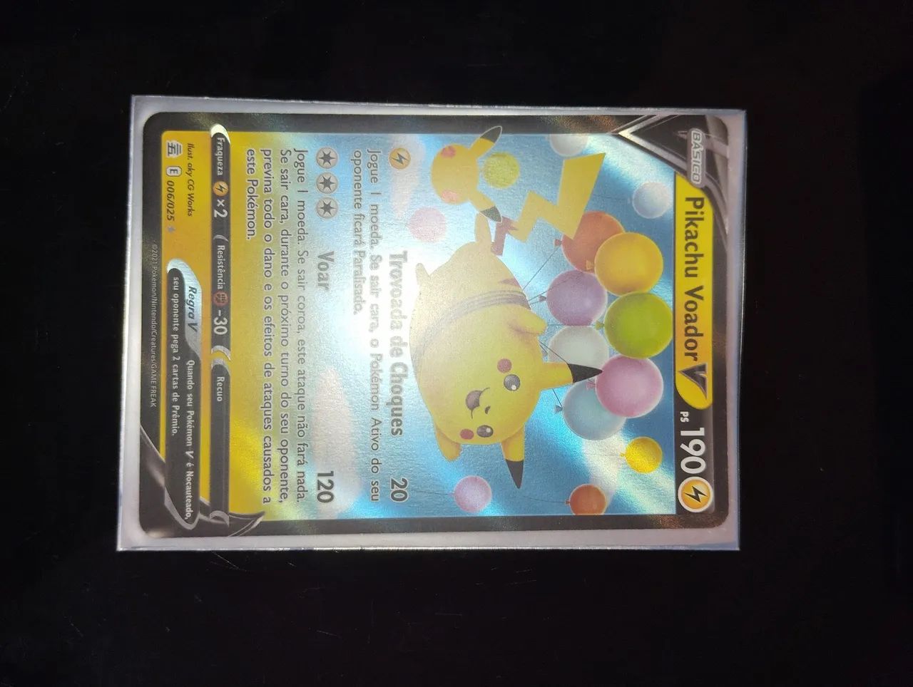 Pikachu Voador Coleção 25 anos