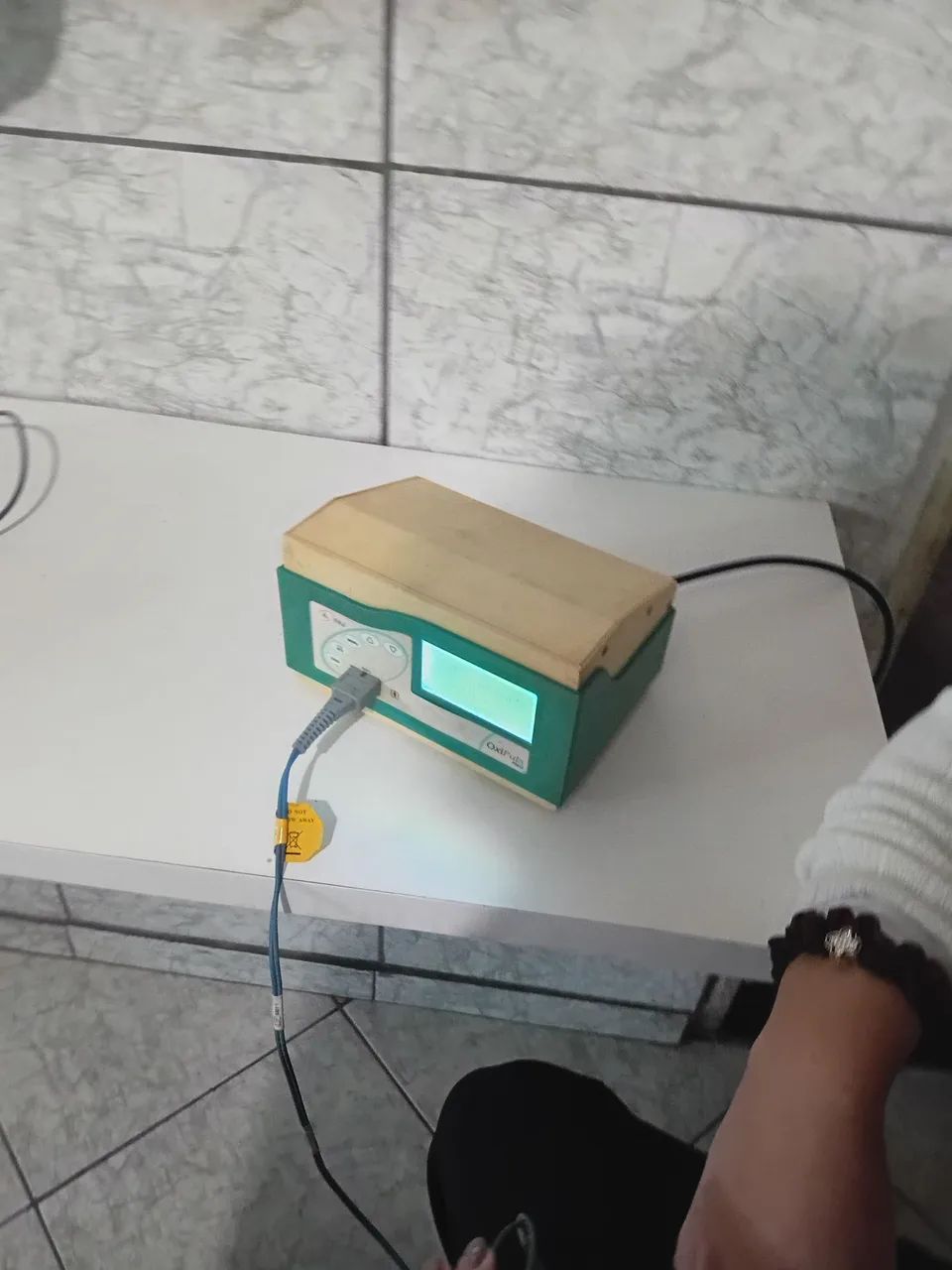 Oximetro de pulso de mesa com onda pletismografica - Foto 3
