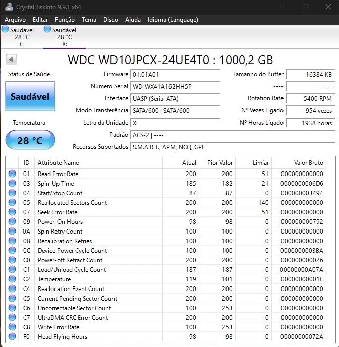 HD NOTEBOOK  - 1TB - USADO - EM PERFEITO ESTADO - Foto 3