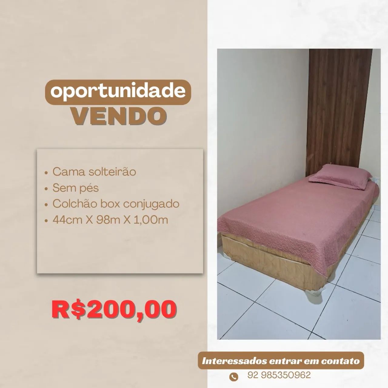 Vendo Solteirão