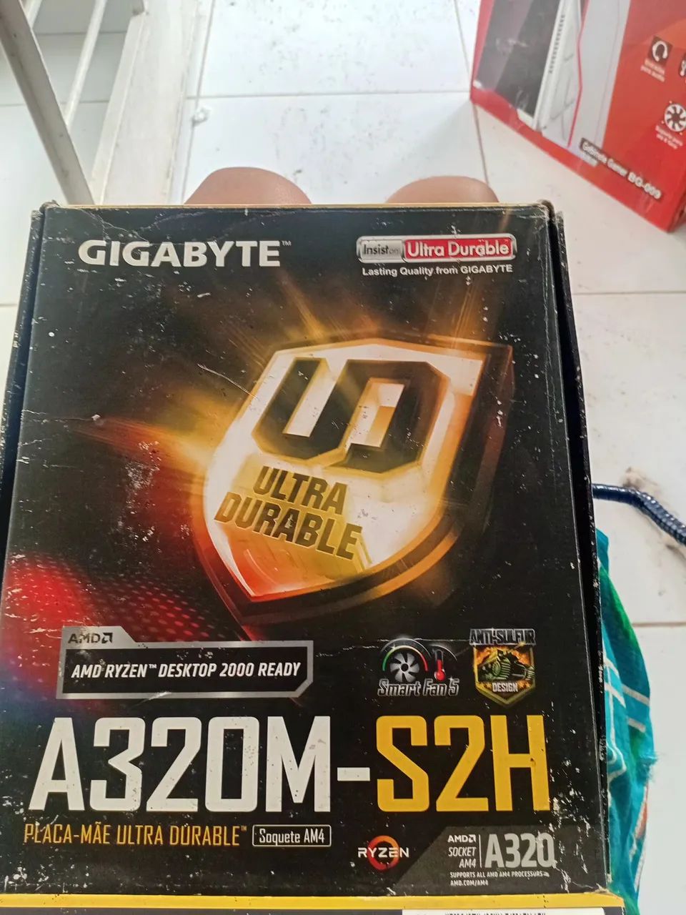 PLACA MÃE MAIS PROCESSADOR ATHLON 200ge - Foto 2
