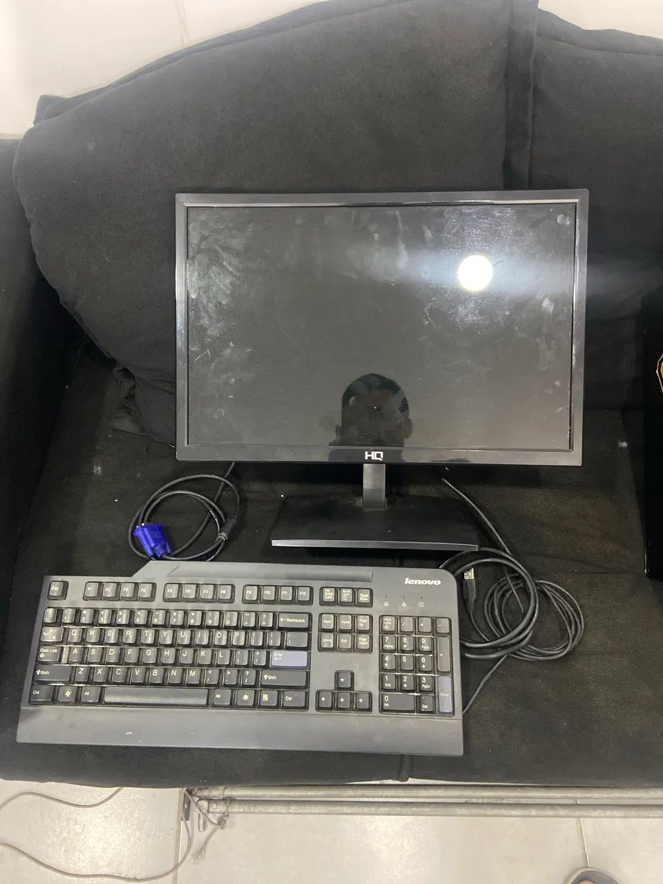 Vendo pc da HD todo completo com munitor  pc fone teclado e mouse completo! - Foto 4