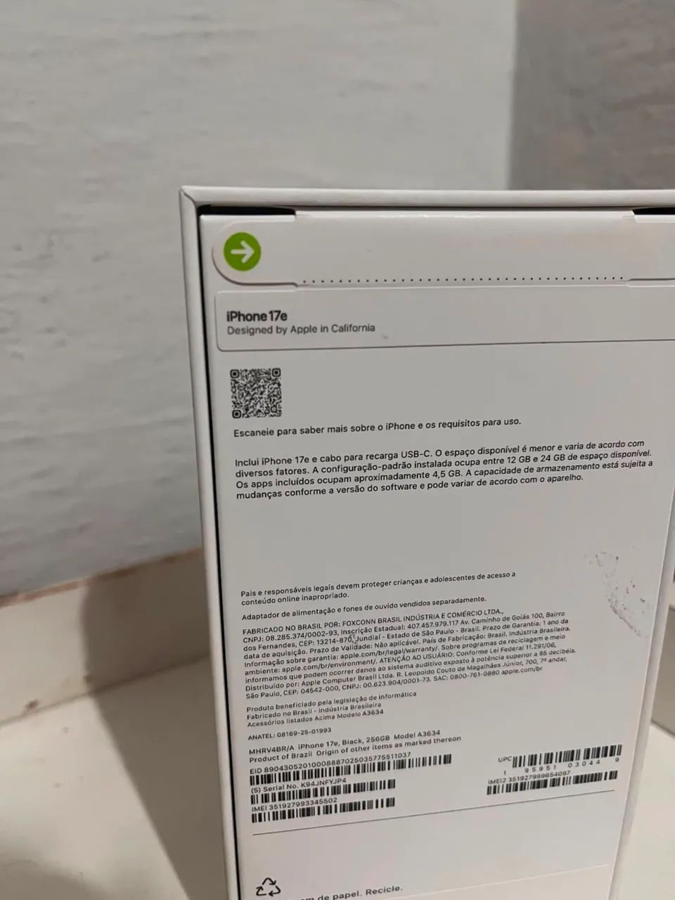 Vendo Iphone 17E Lacrado - Foto 2