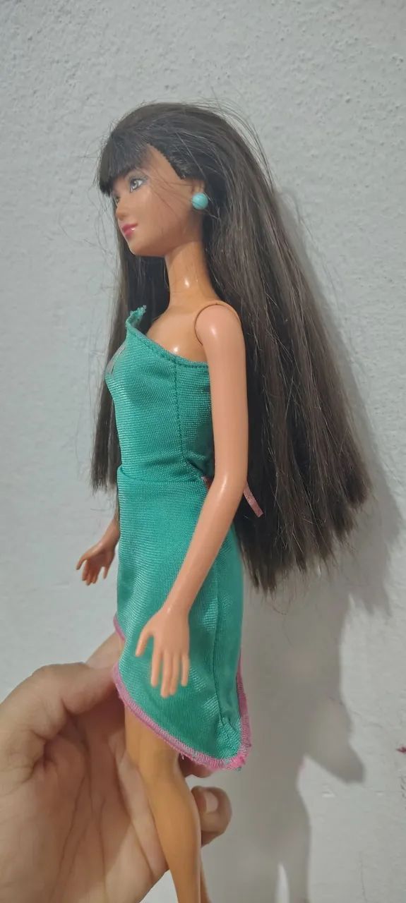 Boneca Barbie Morena Mattel  - Foto 5
