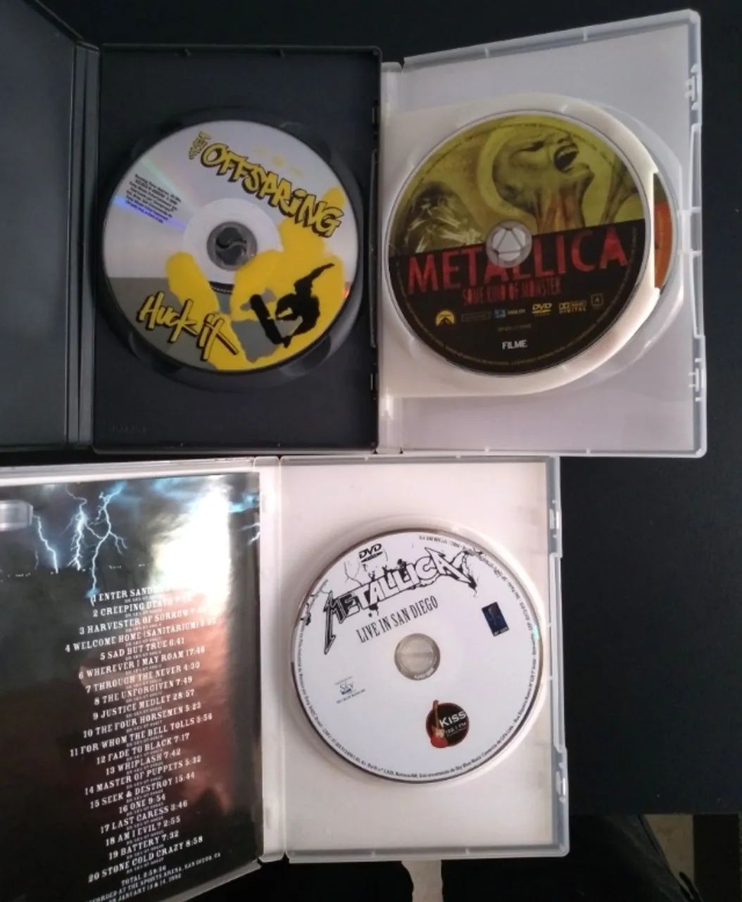 03 DVD'S -  02 Metallica e 01 Offspring (Usados) - Foto 2