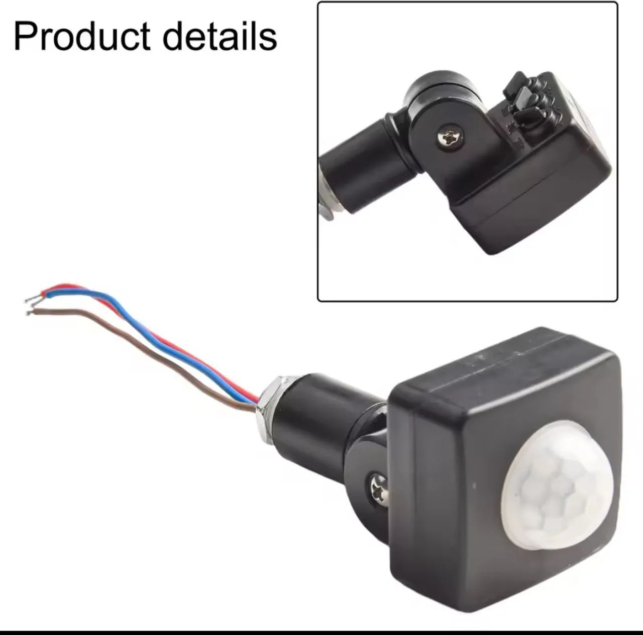 Sensor de movimento 180° graus