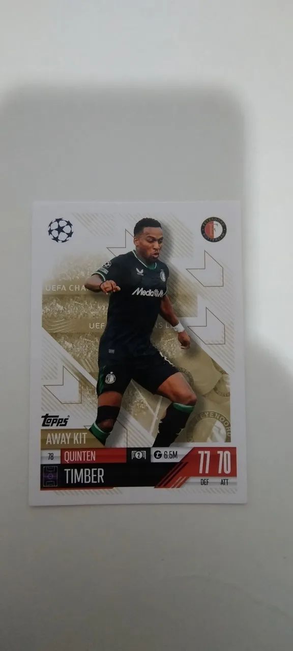 Cartão (card) de jogador Match Attax Extra