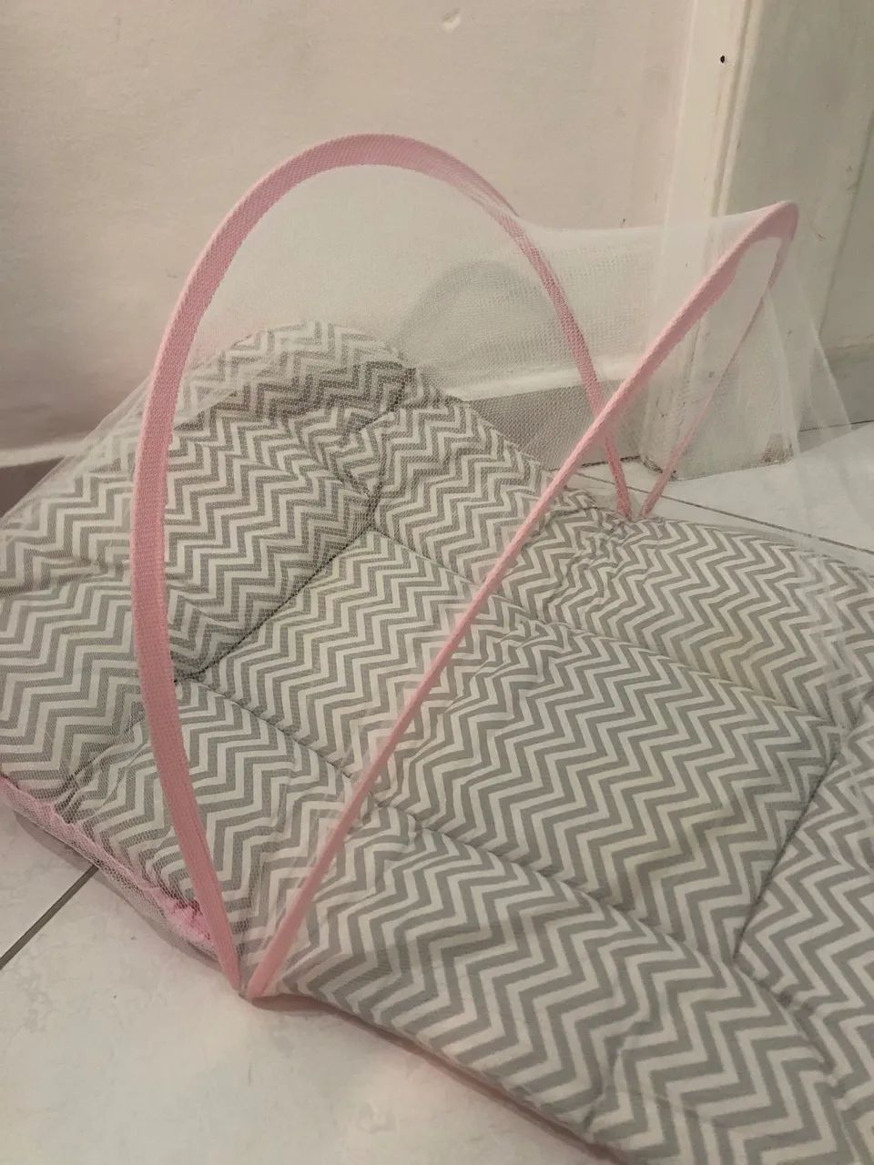 Moisés para bebê e cesto para roupas ou brinquedos  - Foto 4